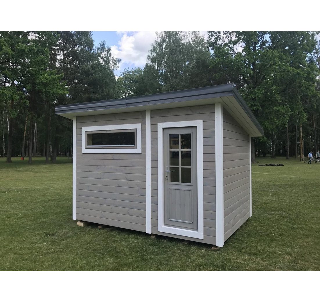 JVmoebel Saunahaus Holzsauna Fasssauna für entspannende Stunden im Freien