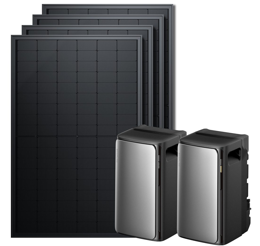 SolarMars Balkonkraftwerk mit Speicher 2000W EcoFlow STREAM Ultra mit AC PRO 3