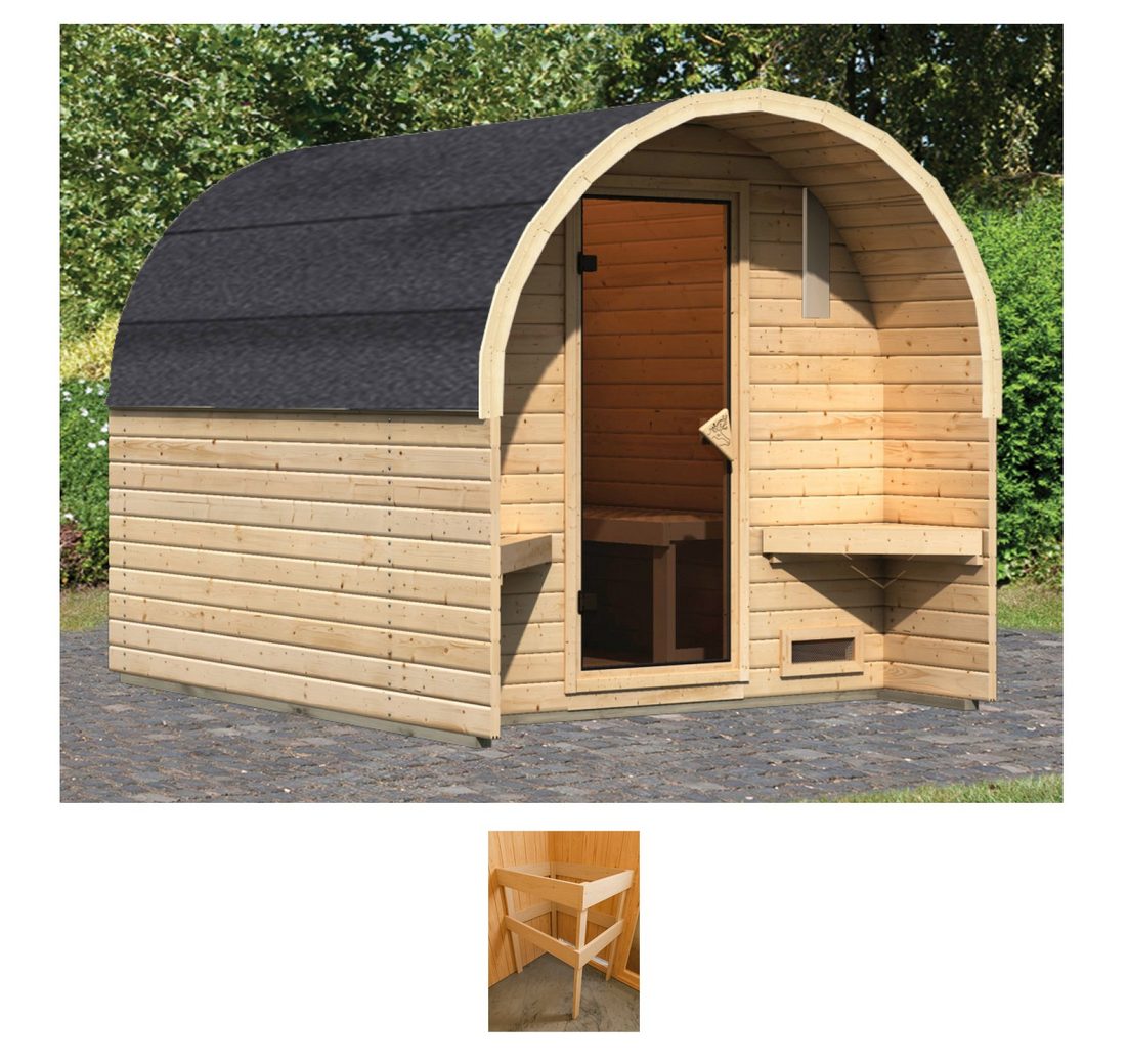 Karibu Fasssauna Fasshaus 2