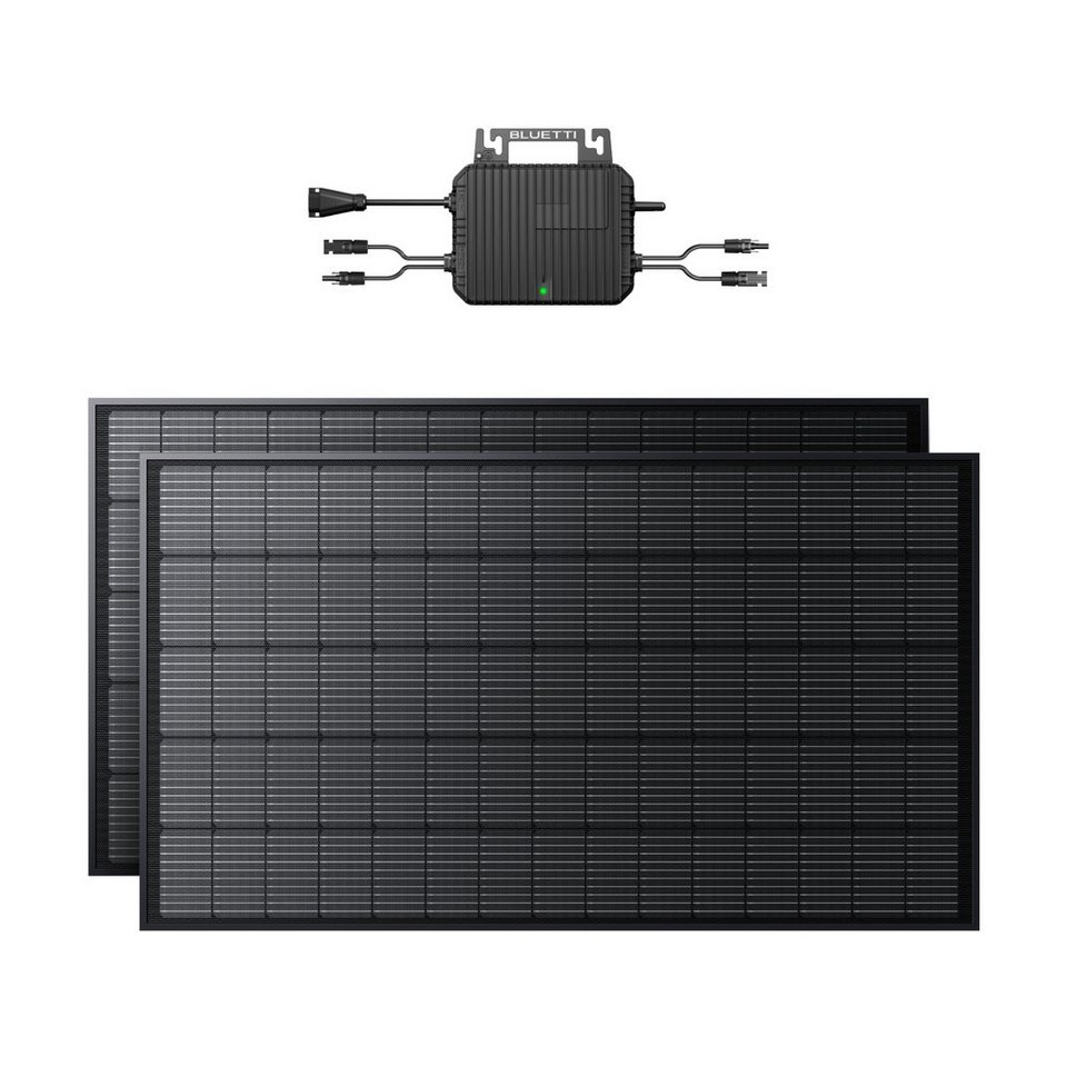 BLUETTI Solaranlage BLUETTI A80P Mikrowechselrichter + 410 W*2 Glas-Solarmodul