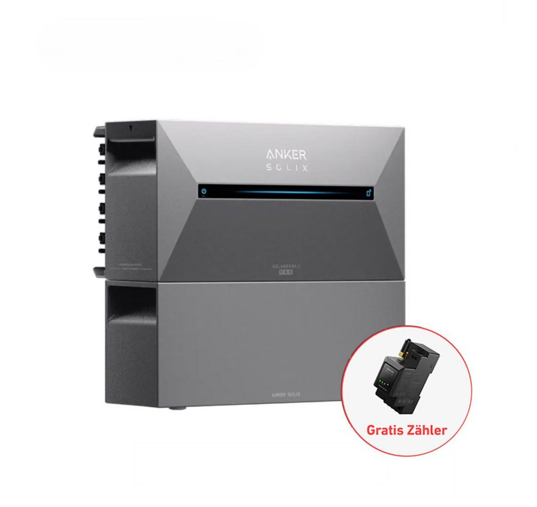 Anker Balkonkraftwerk Anker SOLIX E1600 PRO speicher mit BP1600 Erweiterungsbatterie