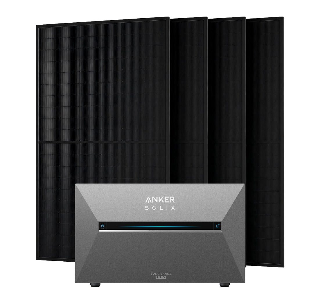 Anker Balkonkraftwerk Solix 2000W Photovoltaikanlage Komplettset mit Solarbank E2700 3 Pro