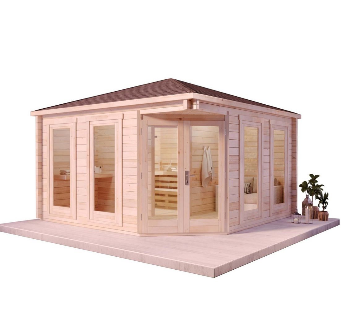 BxTxH: 410 x 410 x 290 cm