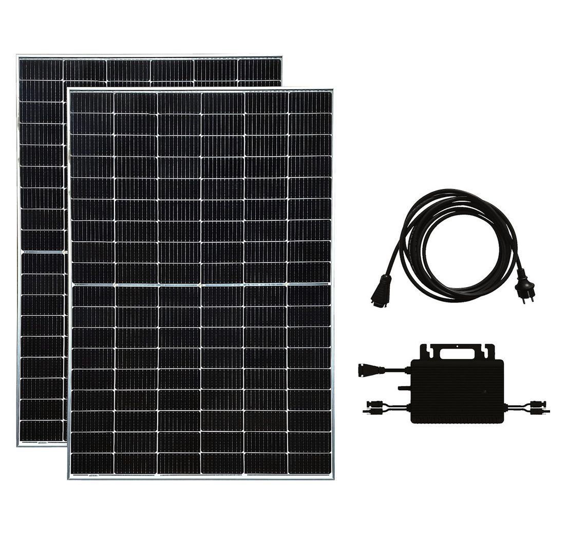 Technaxx Balkonkraftwerk TX-274 Solar-Set 800 Wp – Komplett-Set für die einfache Stromerzeugung