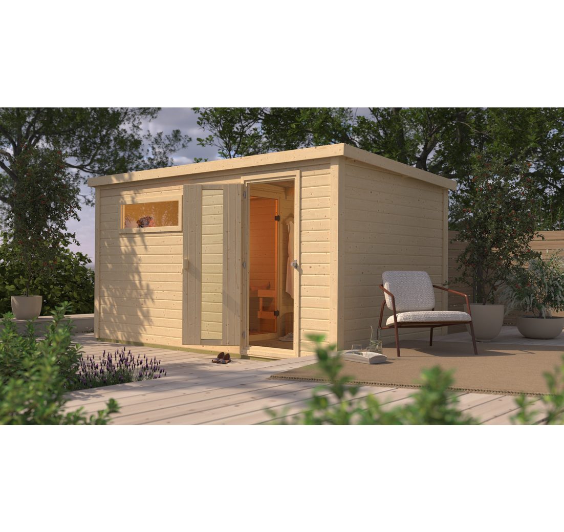 KONIFERA Saunahaus Trontheim XXL