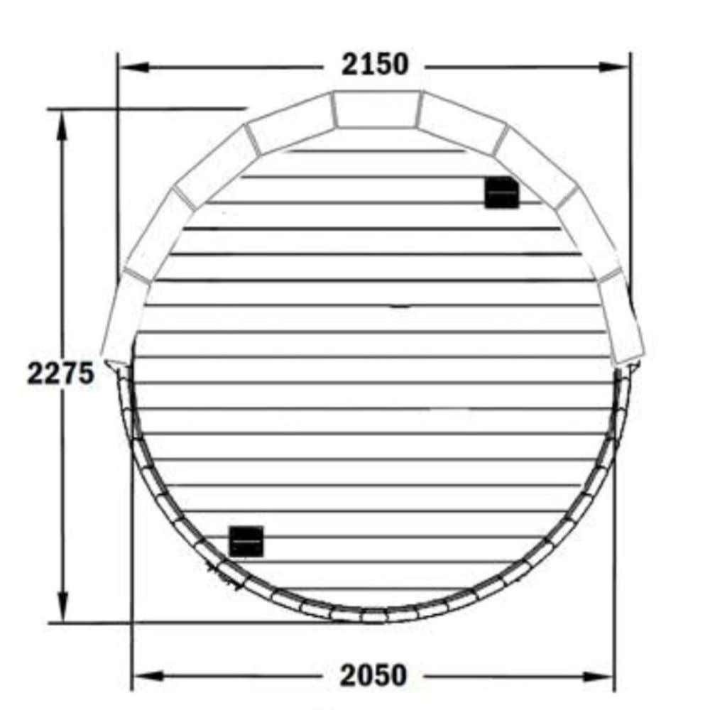 in Naturbelassen Inkl. Fußboden