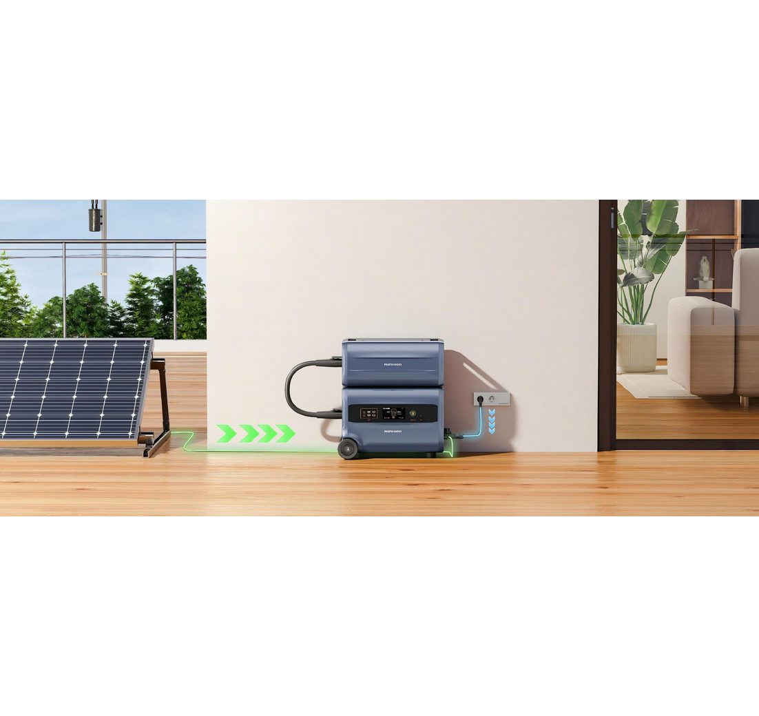 1*F2400+0/1 B2400+2/4*500W Solarmodule+Ohne/mit Halterung)