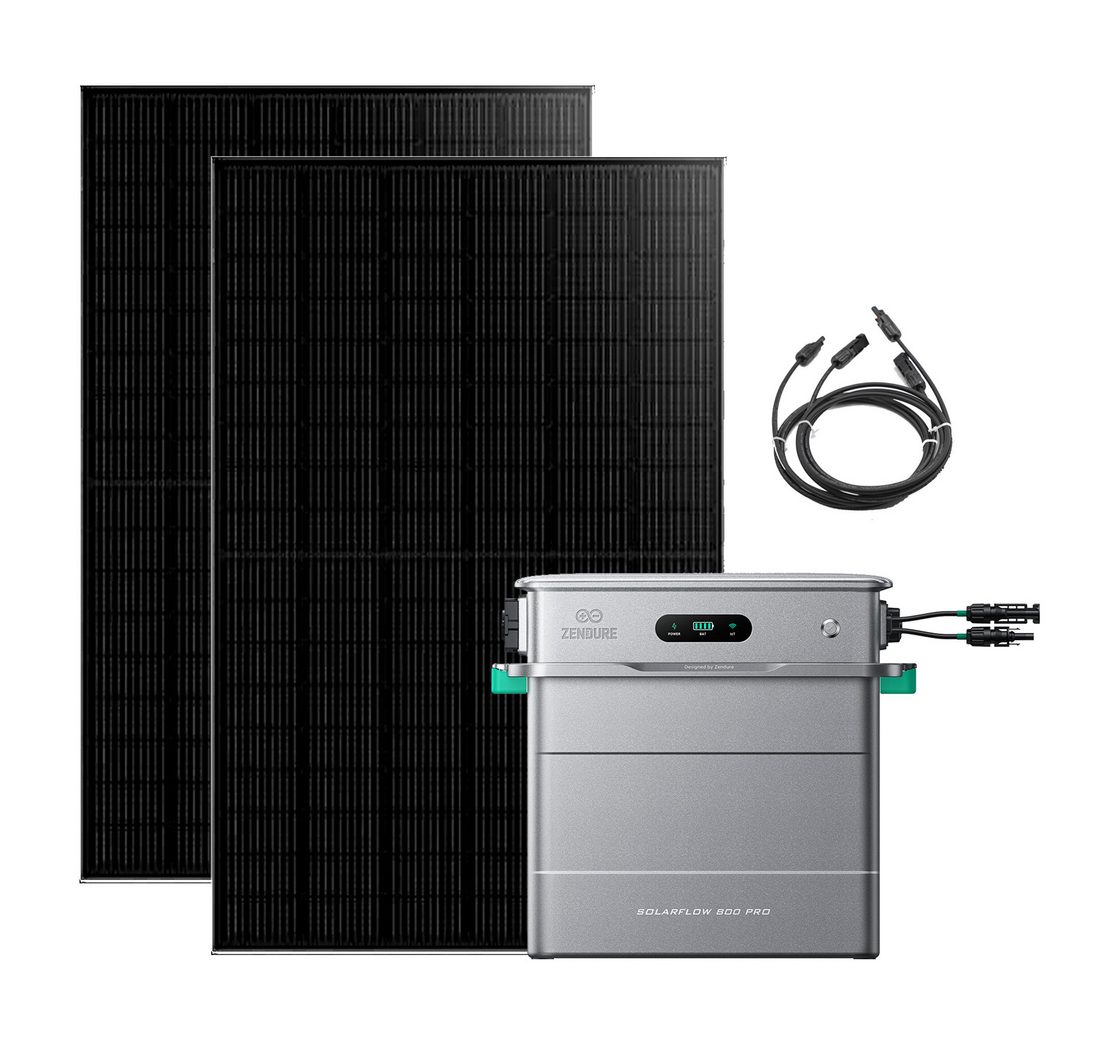 ZENDURE SuperCharged Balkonkraftwerk Balkonkraftwerk 910W/1820W Zendure SolarFlow 800 Pro