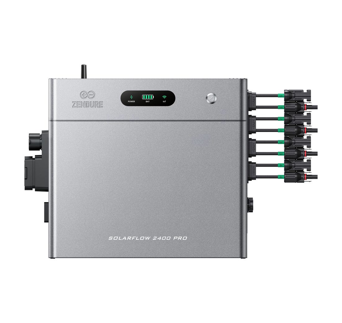 ZENDURE SuperCharged Balkonkraftwerk Zendure SolarFlow 2400 Pro mit 0/1/2/3/4/5 Zendure Batterie AB3000L