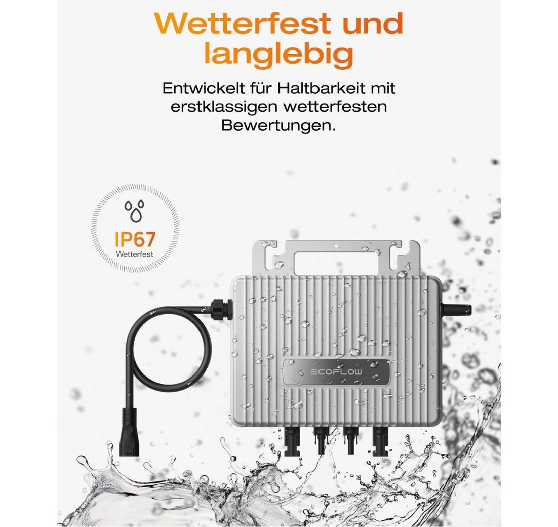 (2x450Wp JA Solar und 800W Wechselrichter im Lieferumfang enthalten)
