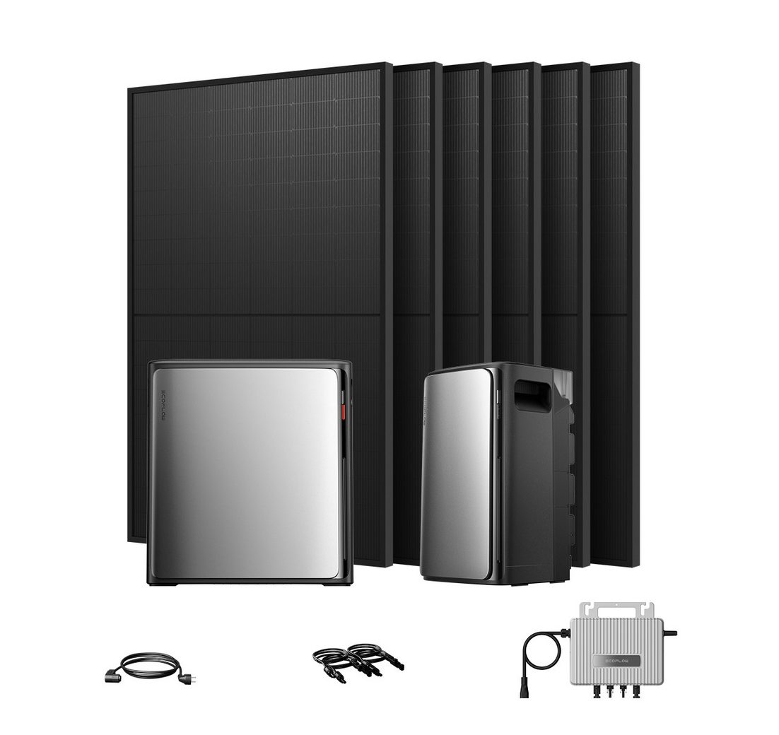 Ecoflow Balkonkraftwerk 2700W ECOFLOW STREAM Ultra X Speicher