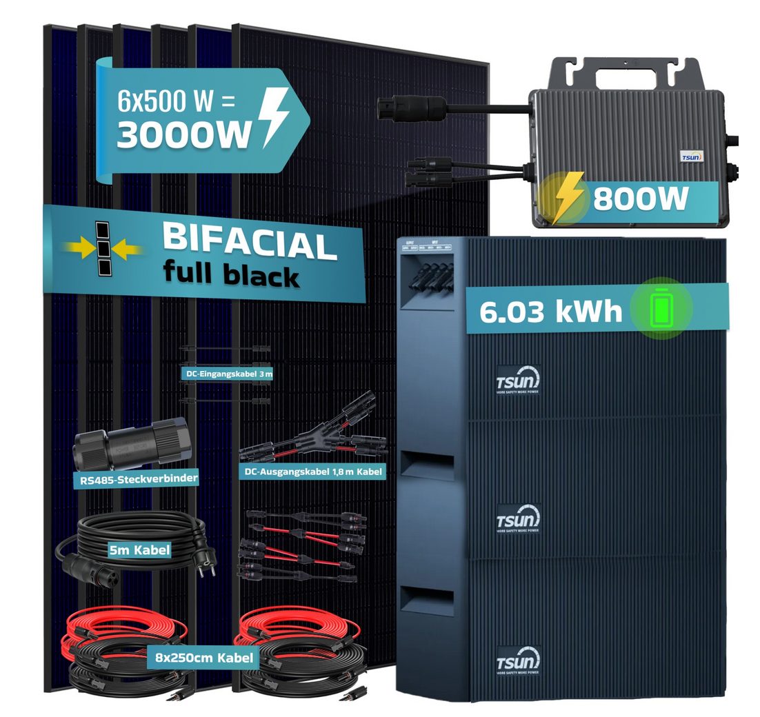 03 kWh Speicher TSUN SOLARCAN TSOL-DCU2000Lite