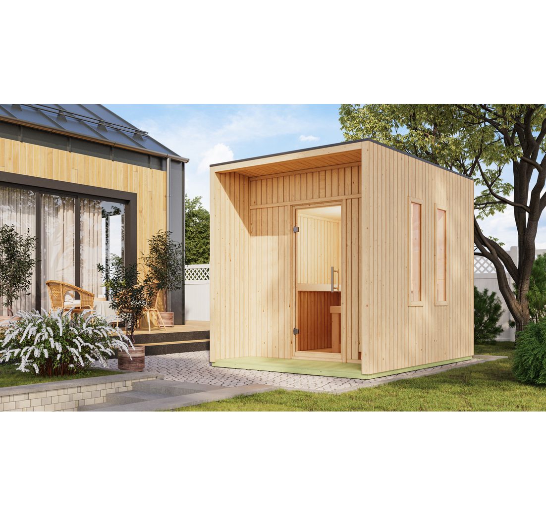 Karibu Saunahaus »Lars« naturbelassen