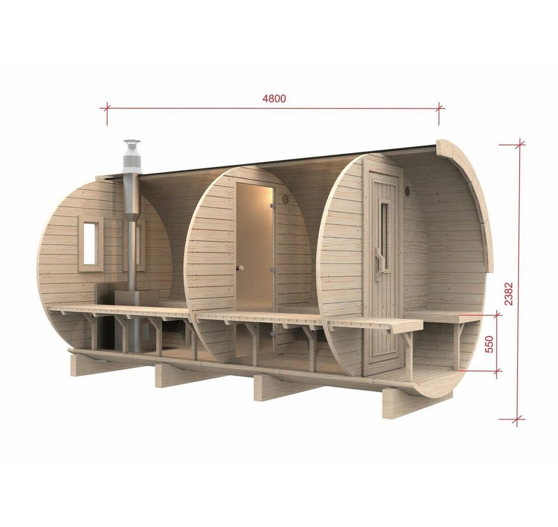 BxTxH: 2.27 x 4.8 x 2.38 cm