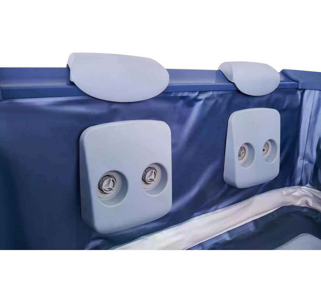 140 Massagedüsen + 8 Hydromassagedüsen