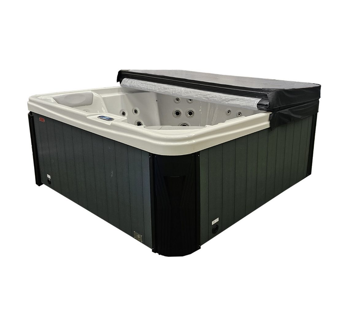 Teico Whirlpool SET 220x220cm SPA LED Farblicht Outdoor Indoor Pool 7 Pers.(Teico-087)