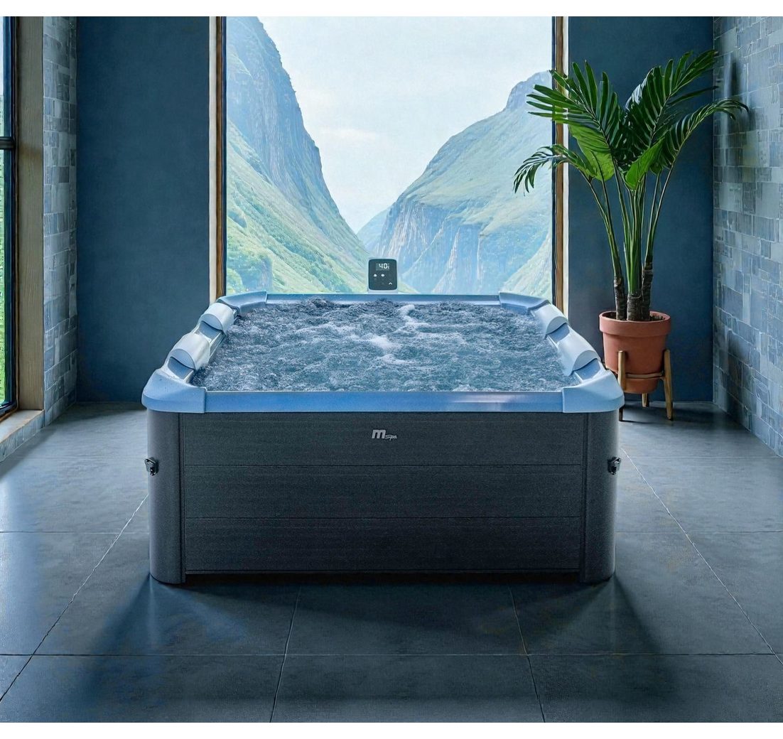 mSpa Whirlpool Oslo SAPPHIRE XL - Ø 160 x 65 cm - ganzjährig Outdoor Pool