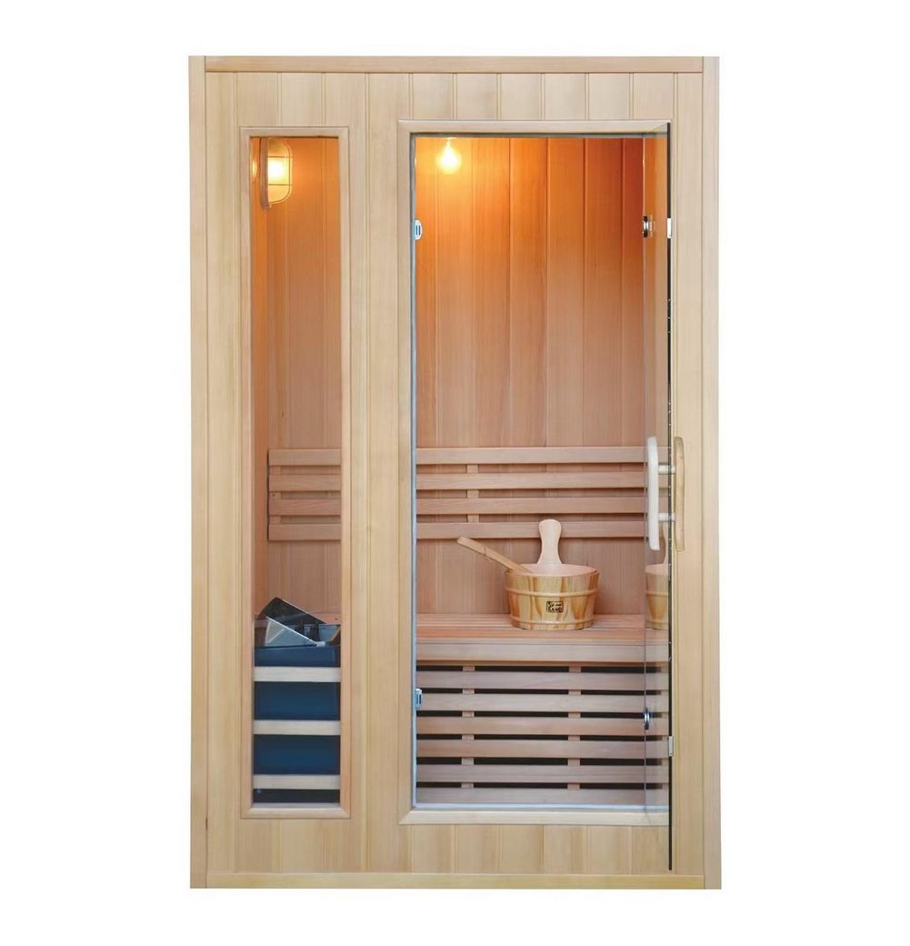 JVmoebel Saunahaus JVMoebel Outdoor-Sauna aus Massivholz mit Dampffunktion