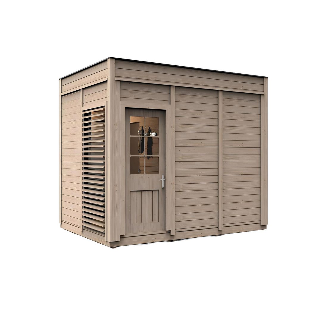 Xlmoebel Saunahaus Woodpro Trockensauna aus Holz für entspannende Saunamomente