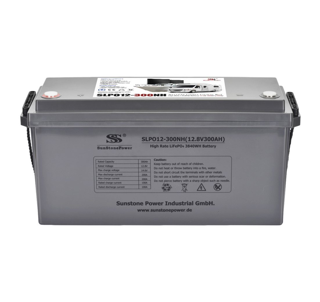Sunstone Power 12V 300Ah Lithium-Ionen PV-Speicherbatterie 200A Entladung
