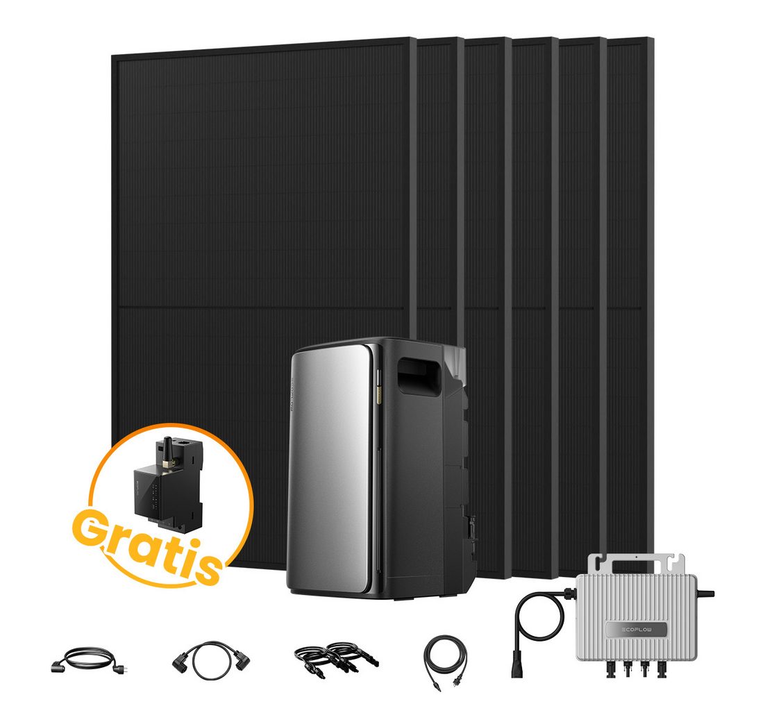 Ecoflow Balkonkraftwerk 2700W EcoFlow Stream Ultra mit 800W Wechselrichter