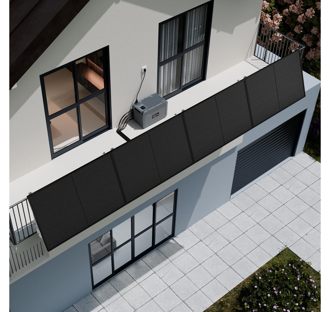 (4x JA Solar 500Wp Full Black und NEXA 2000 All-in-One Speicher)