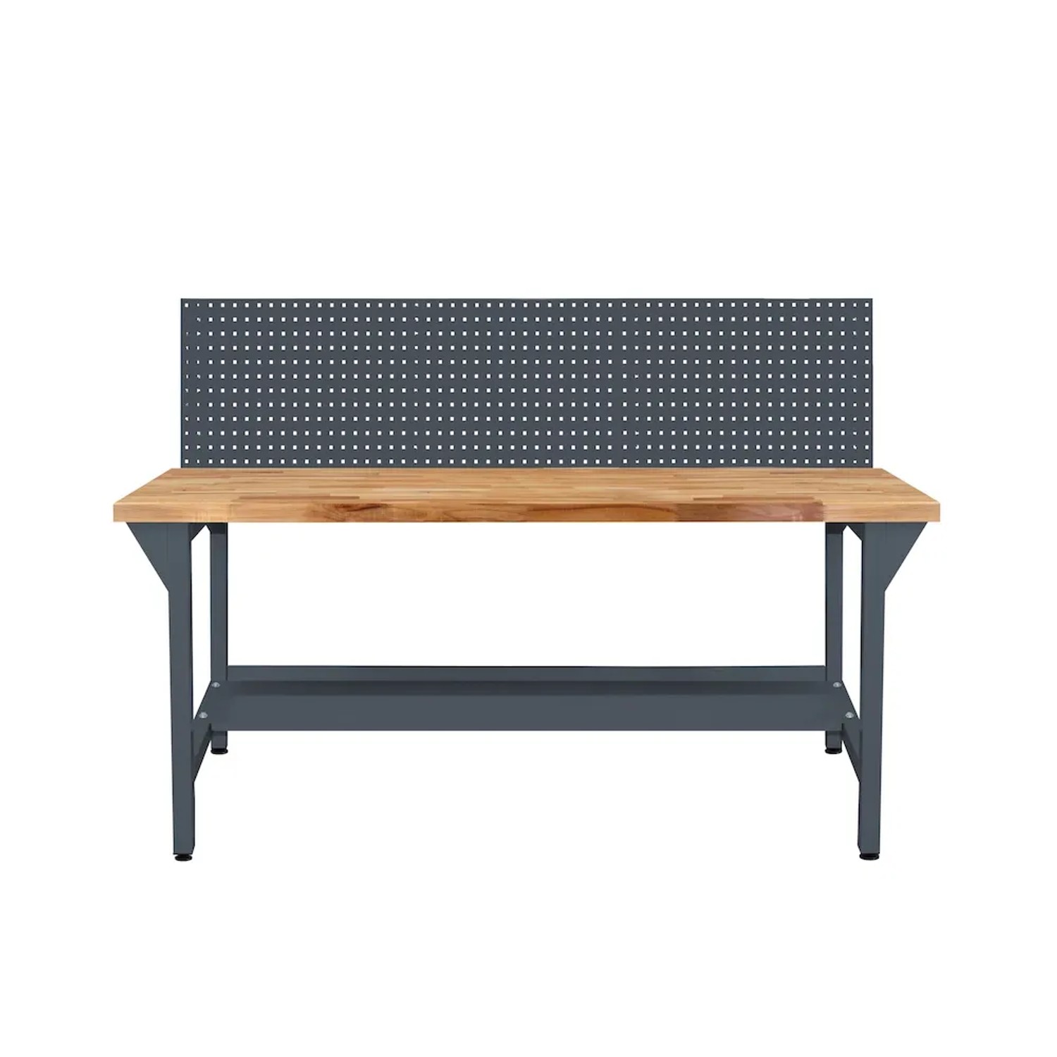 PROREGAL Werkbank Rhino Plus mit Lochplatte HxBxT 131 x 150 x 70 cm Traglast 500 kg Anthrazitgrau