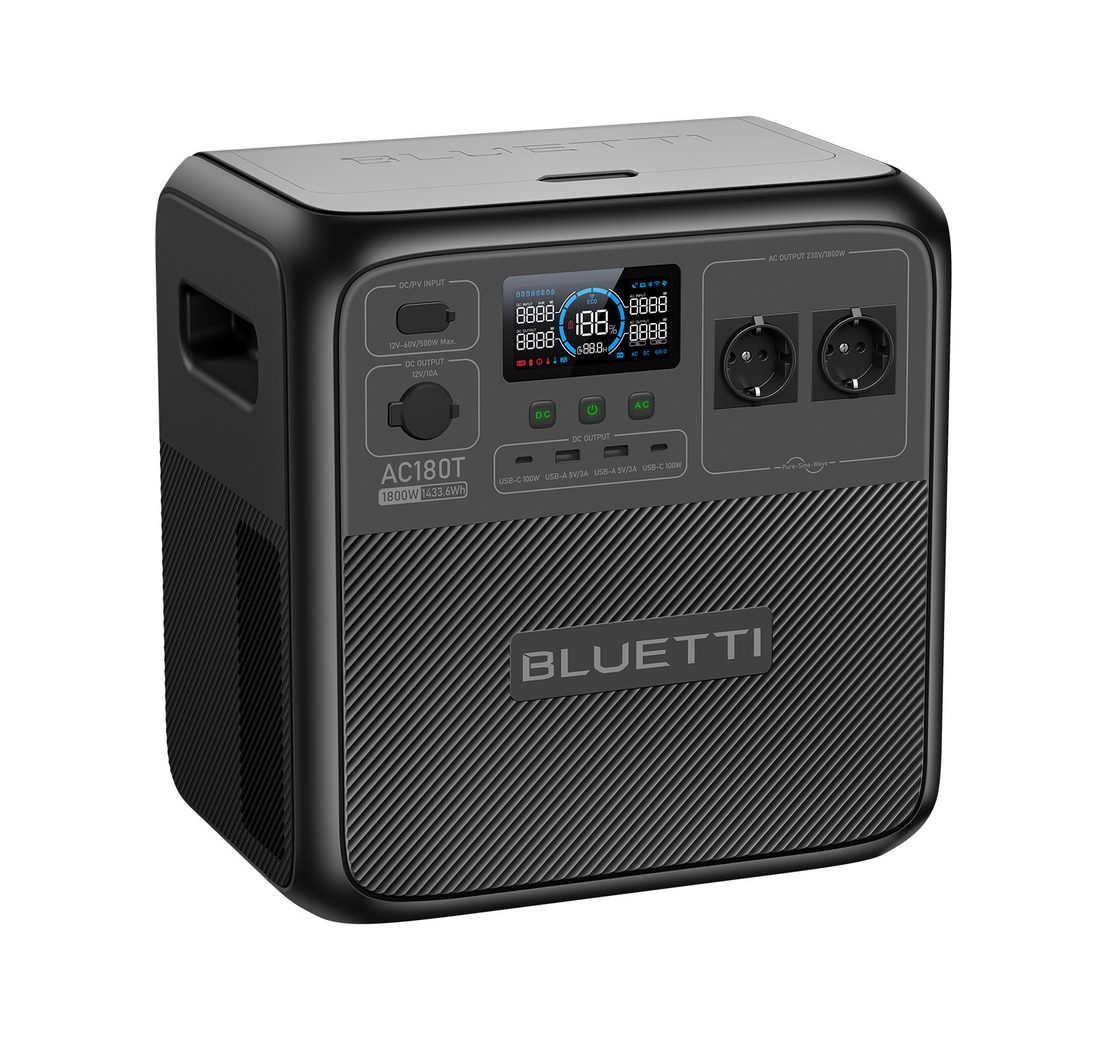 BLUETTI Stromerzeuger AC180T Tragbare Powerstation