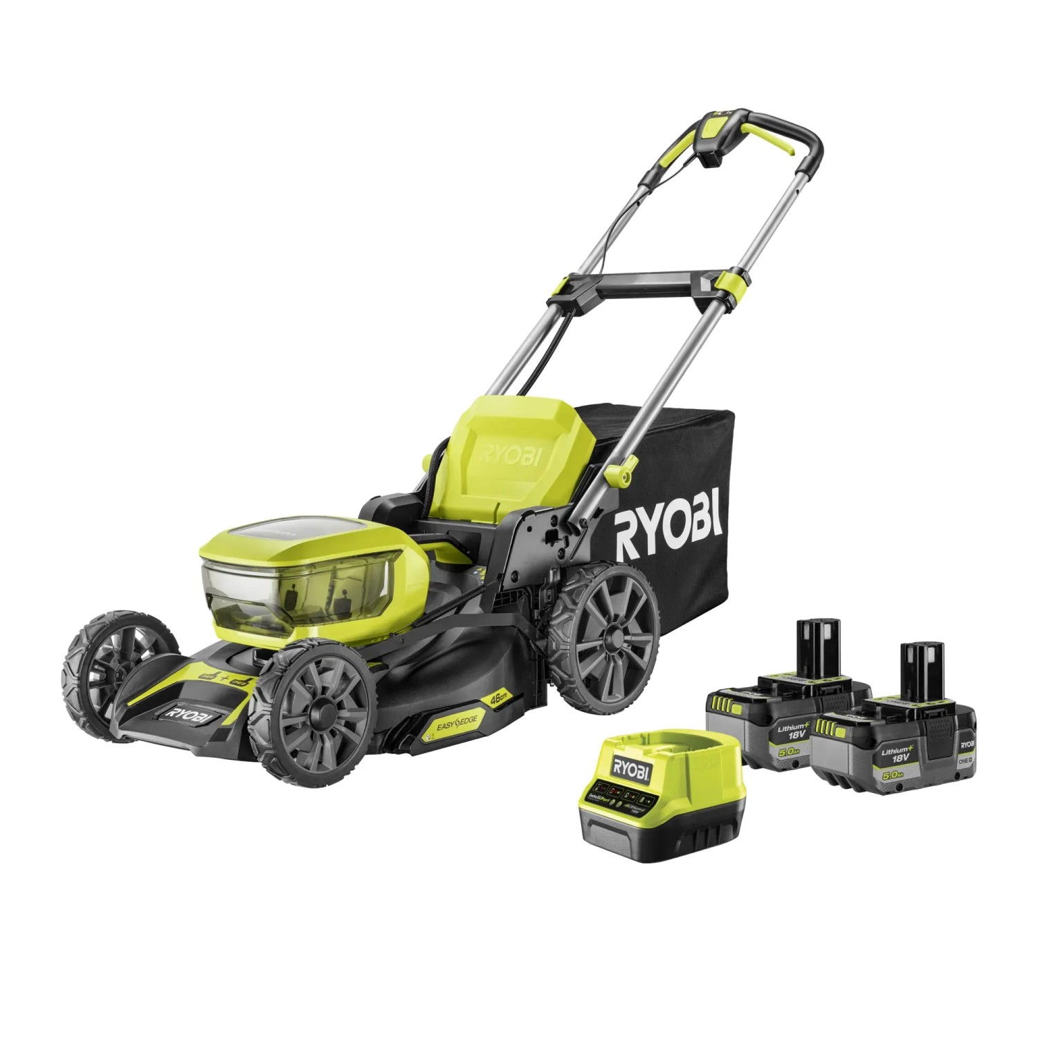 Ryobi Akku-Rasenmäher RY18LMX46A-250 One+ 46 cm Schnittbreite Brushless 18 V