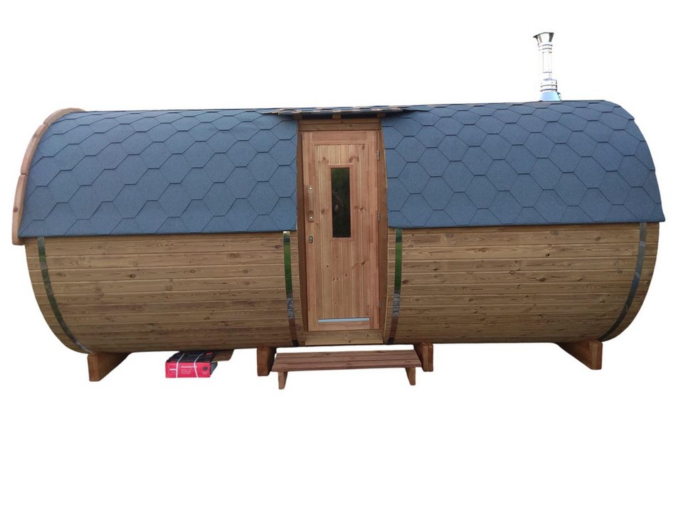 JVmoebel Fasssauna Holzsauna für Garten