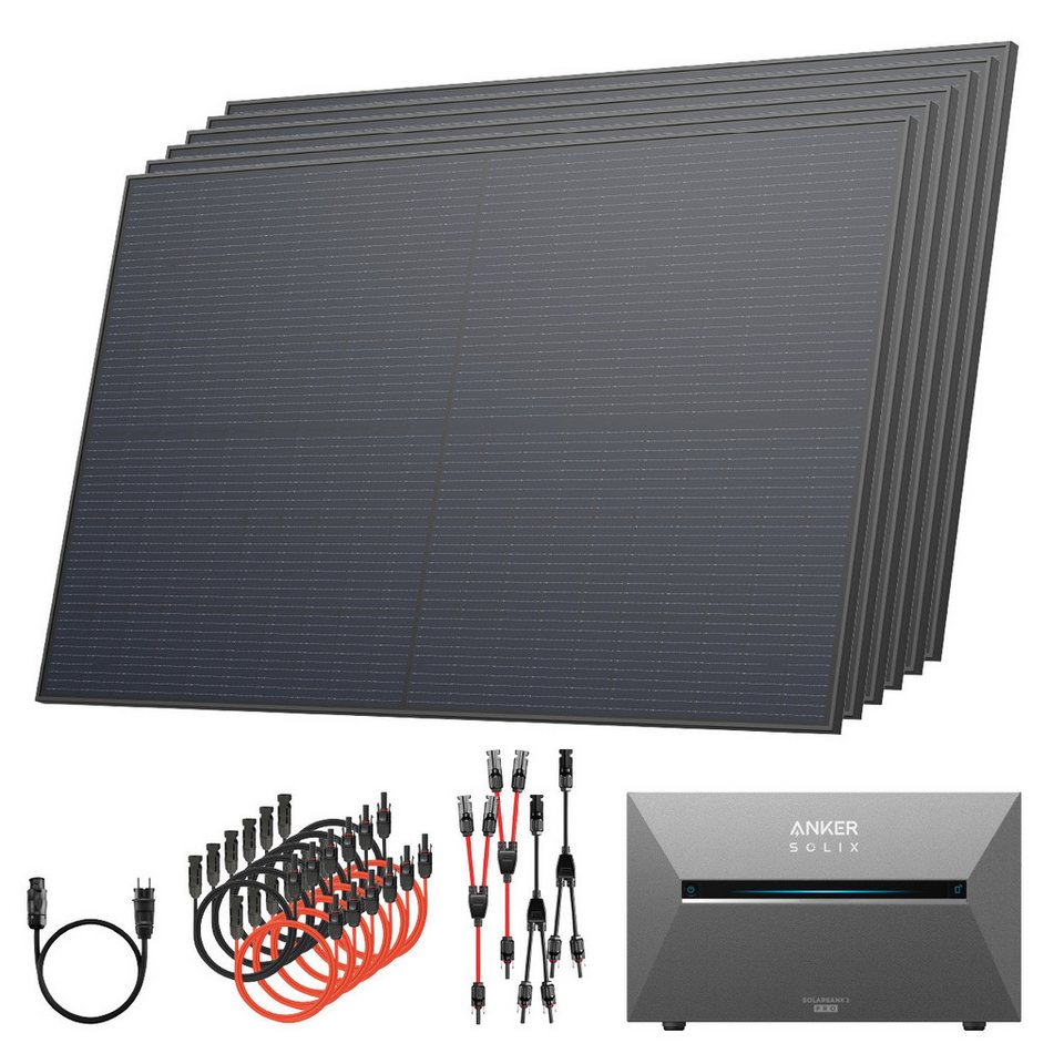 Solarway Balkonkraftwerk 3000 Watt Pro Anker SOLIX Solarbank 3 E2700 Pro 2